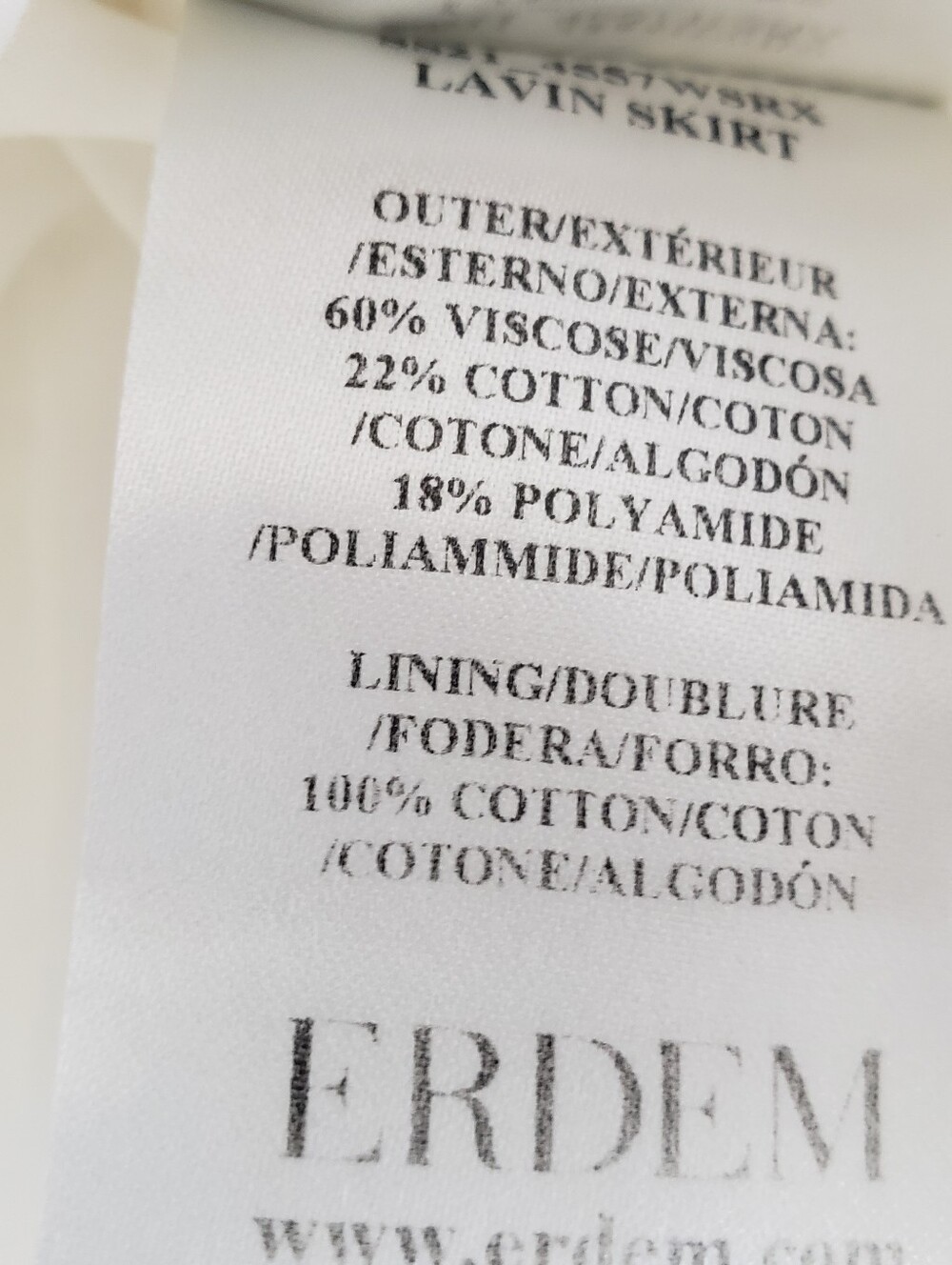 ERDEM White Pleated Maxi Skirt - Picture 7 of 13